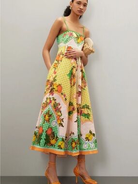 ALÉMAIS Lemonis Linen Dress